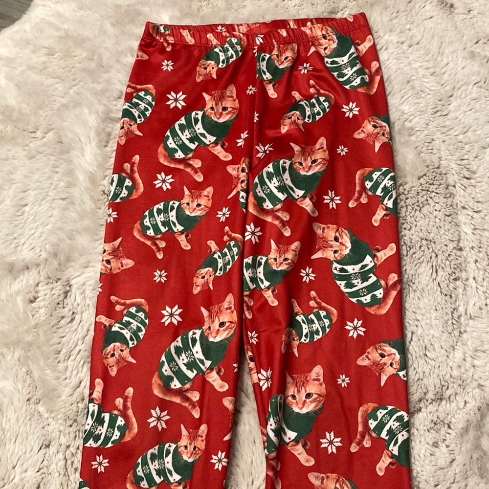 Christmas Cat Leggings